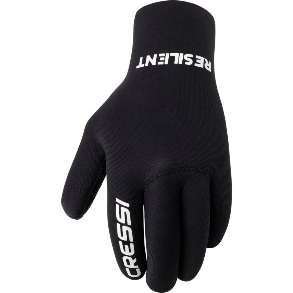 Cressi Resilient Dalış Eldiveni BLACK - 2MM - S