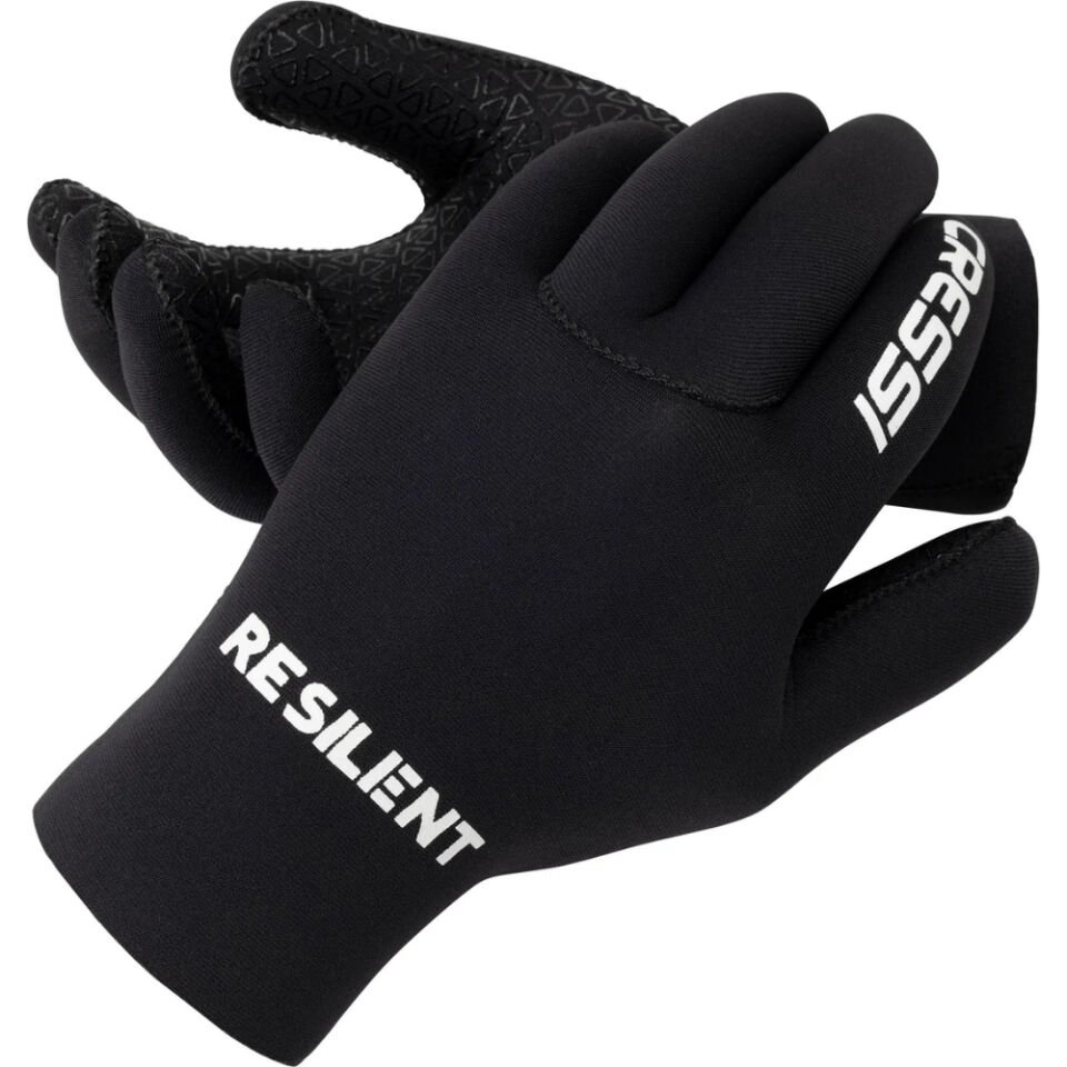 Cressi Resilient Dalış Eldiveni BLACK - 2MM - S