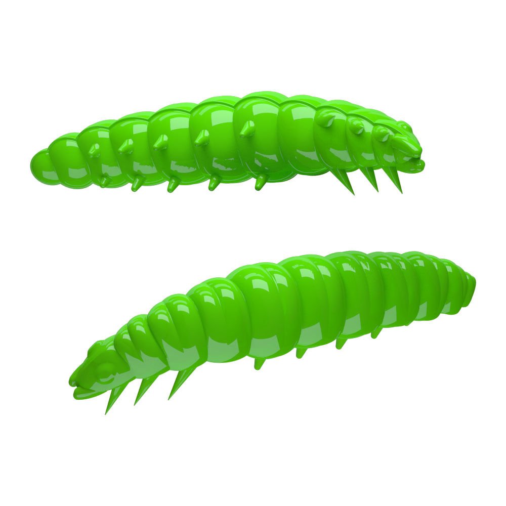 Libra Lures Larva Garlic Suni Yem 45MM - 026 - HOT GREEN