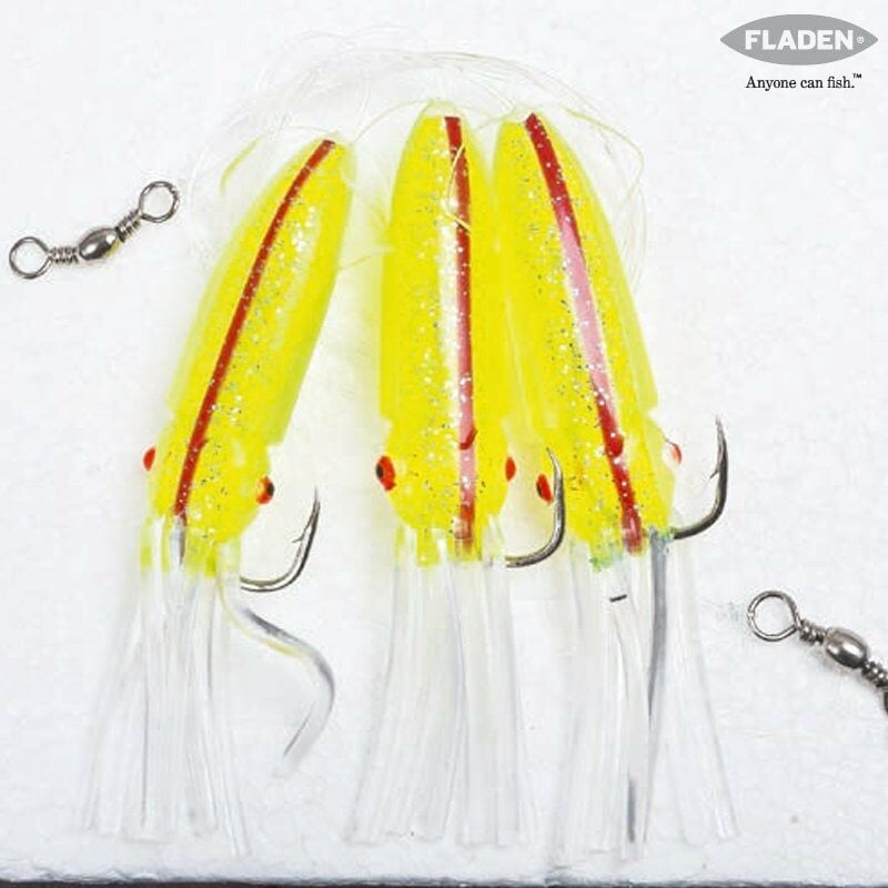 Fladen Ahtapot Çapari 4/0 3K Sari/Kırmızı