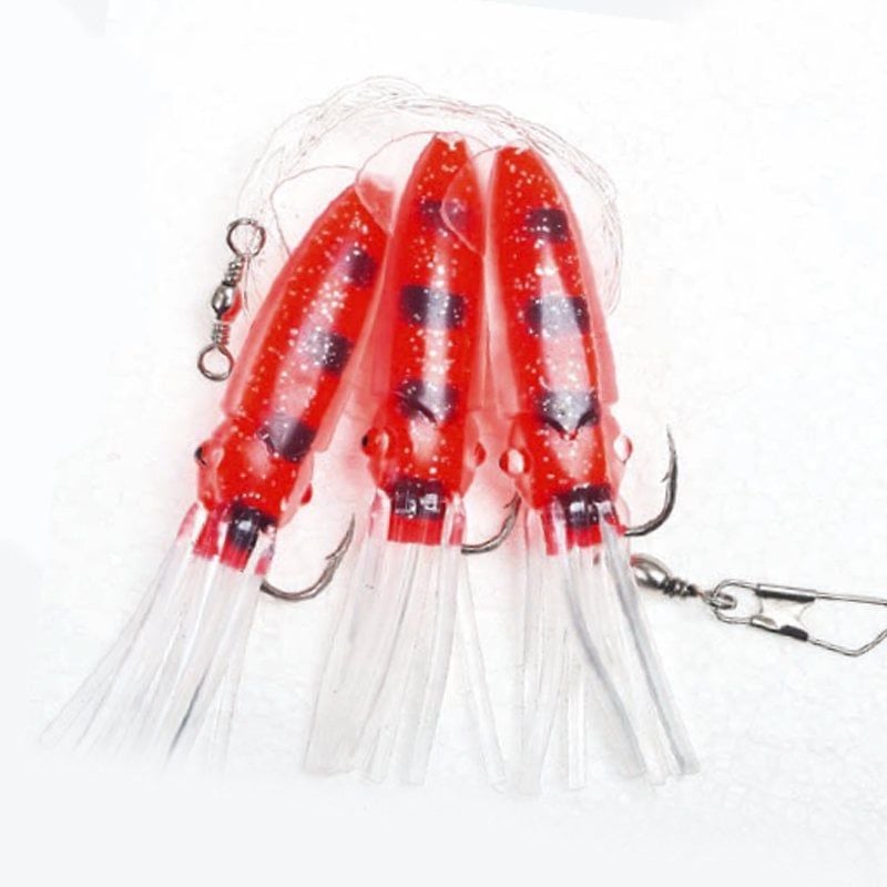 Fladen Ahtapot Çapari 4/0 3K Siyah/Kırmızı