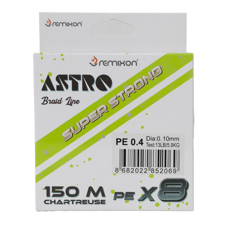 Remixon Astro 8X 0.06mm 150m Chartreuse İp Misina