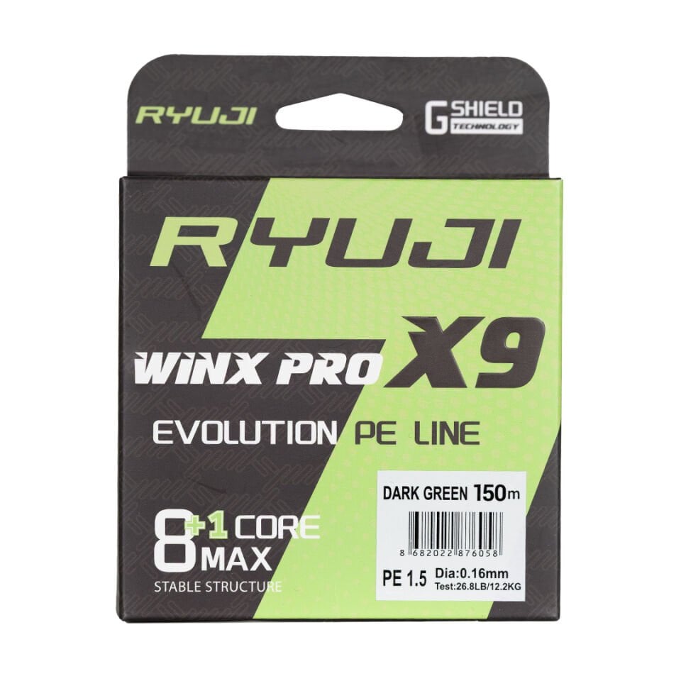 RYUJI WINX PRO X9 150M DARK GREEN İP MİSİNA