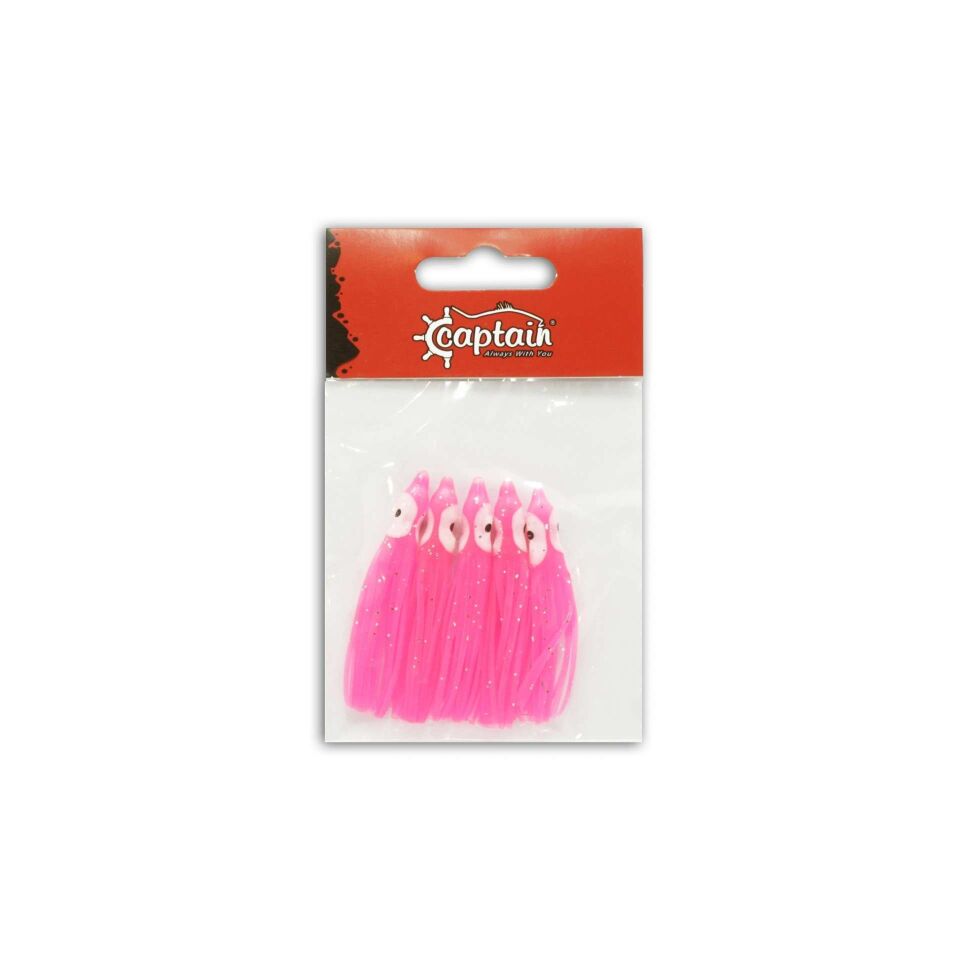 Captain 3593 Octopus Pride 5cm Ahtapot Sübye 5li Paket Suni Yem 055