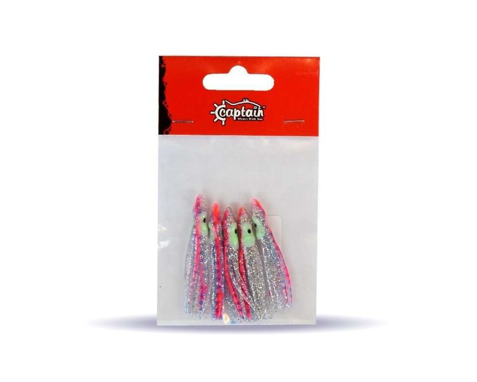 Captain 3593 Octopus Pride 5cm Ahtapot Sübye 5li Paket Suni Yem 052