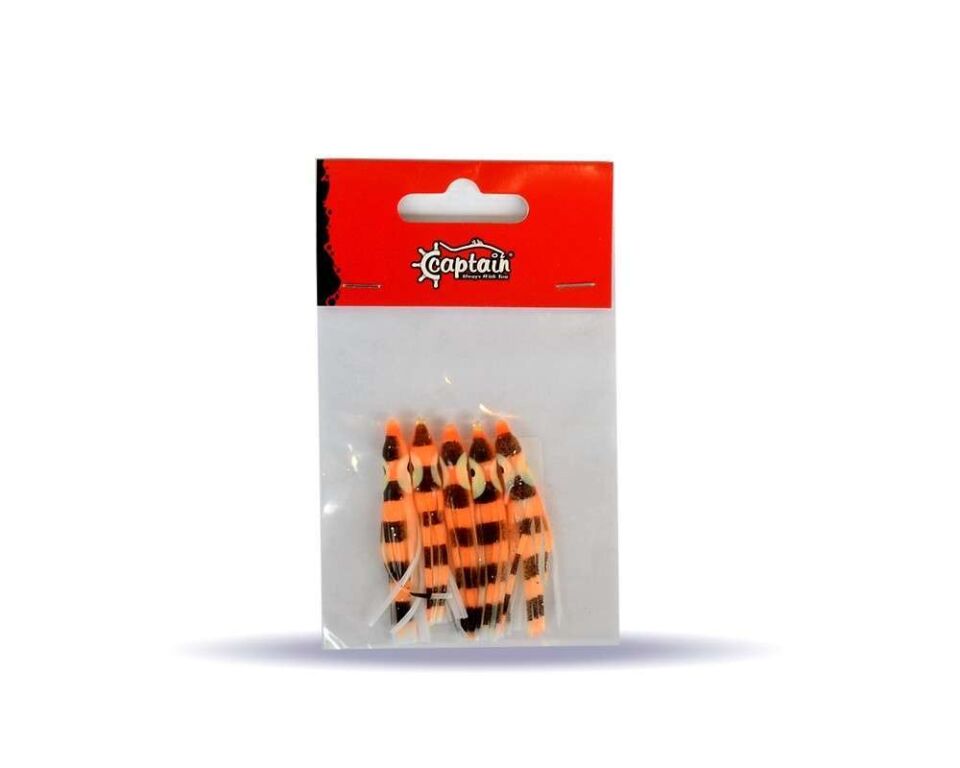 Captain 3593 Octopus Pride 5cm Ahtapot Sübye 5li Paket Suni Yem 009