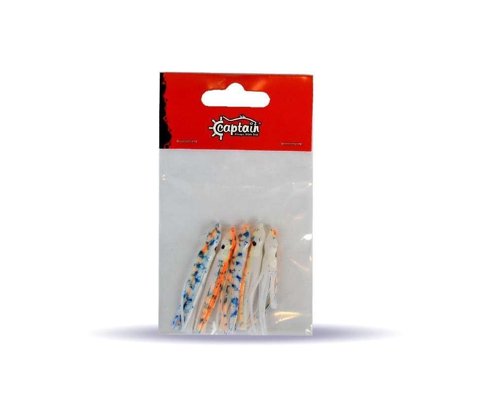 Captain 3593 Octopus Pride 5cm Ahtapot Sübye 5li Paket Suni Yem 004