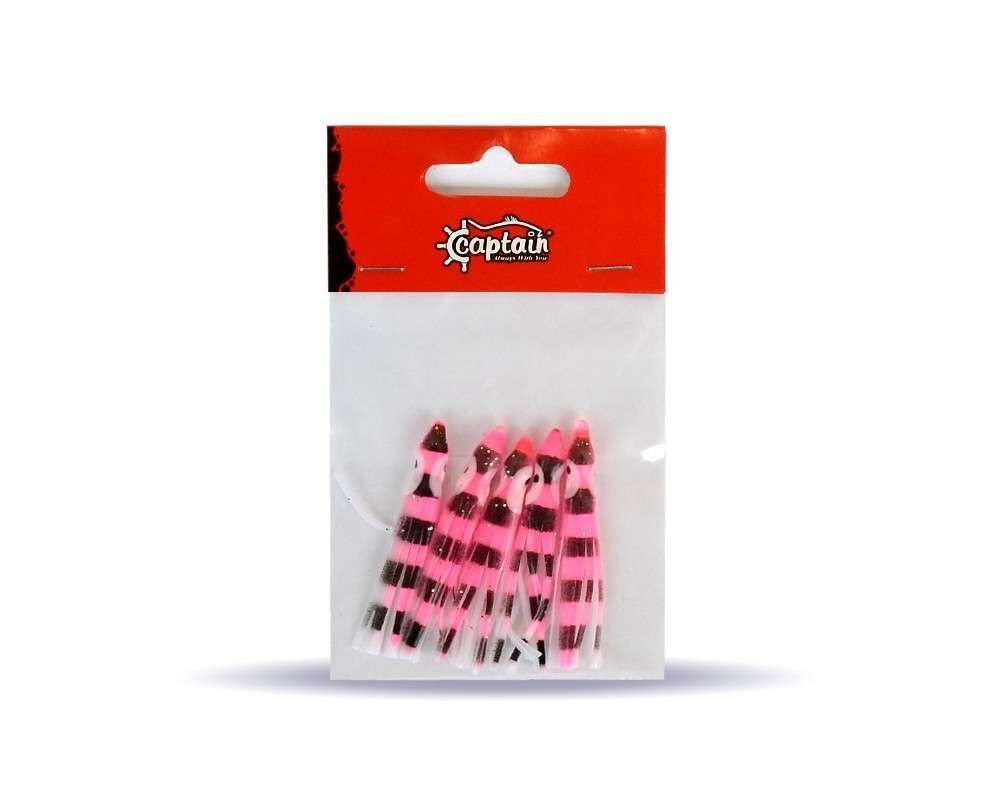 Captain 3593 Octopus Pride 5cm Ahtapot Sübye 5li Paket Suni Yem 020