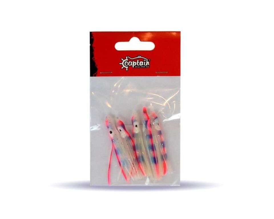 Captain 3593 Octopus Pride 5cm Ahtapot Sübye 5li Paket Suni Yem 086