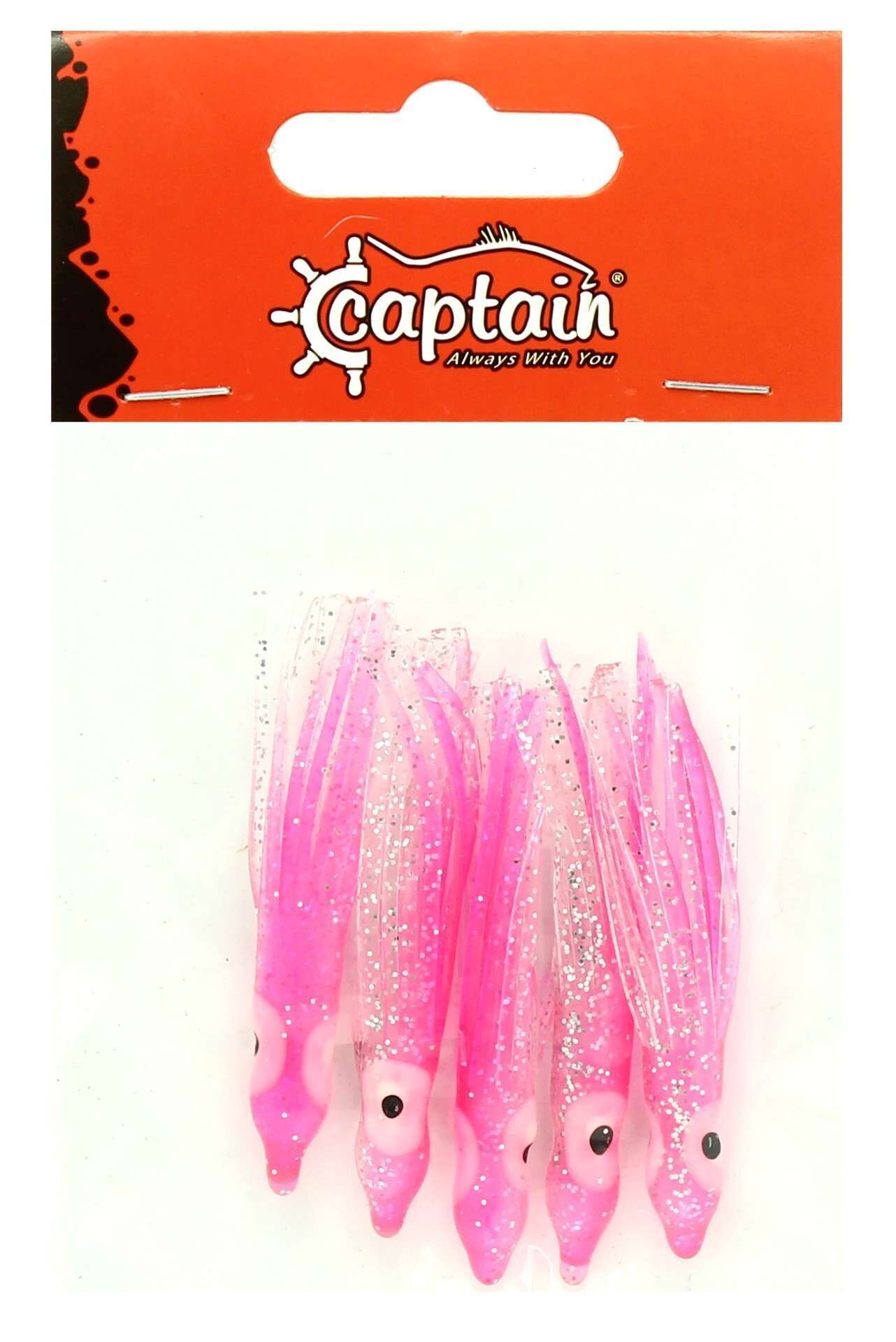 Captain 3593 Octopus Pride 5cm Ahtapot Sübye 5li Paket Suni Yem 087