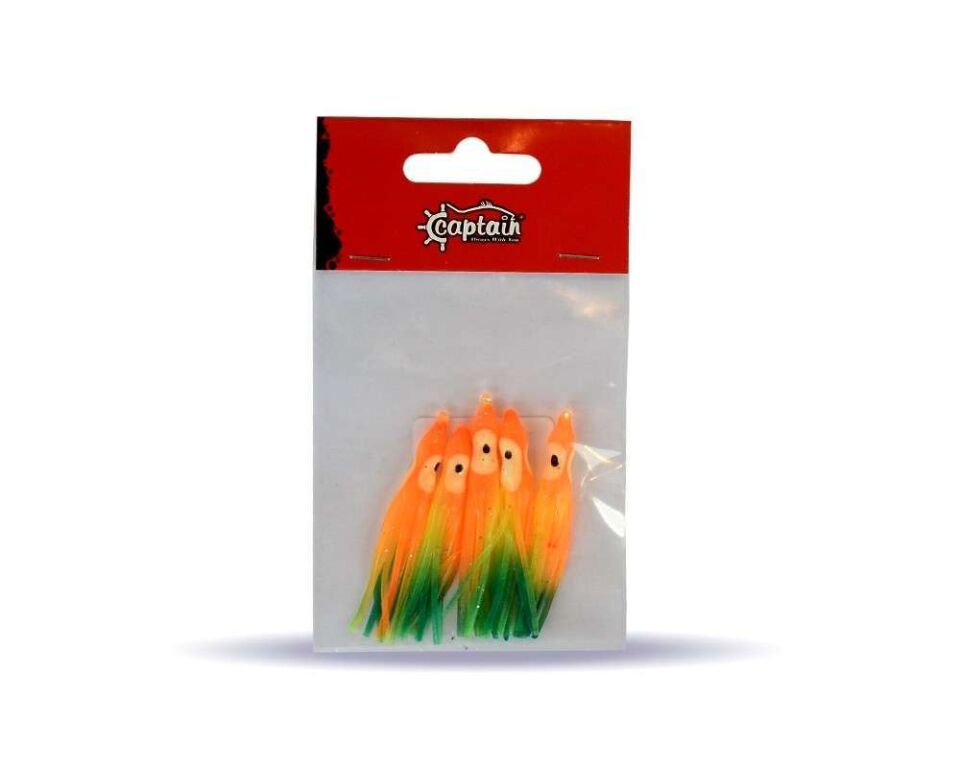 Captain 3593 Octopus Pride 5cm Ahtapot Sübye 5li Paket Suni Yem 084