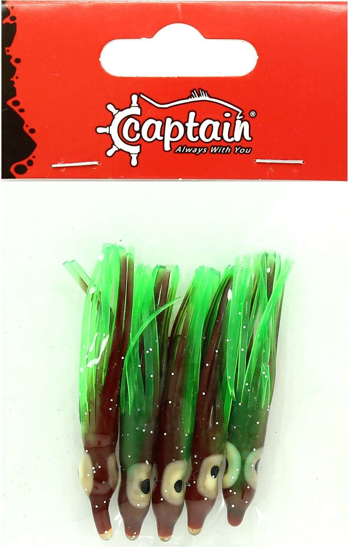 Captain 3593 Octopus Pride 5cm Ahtapot Sübye 5li Paket Suni Yem 098