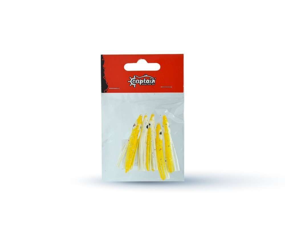 Captain 3593 Octopus Pride 5cm Ahtapot Sübye 5li Paket Suni Yem 045