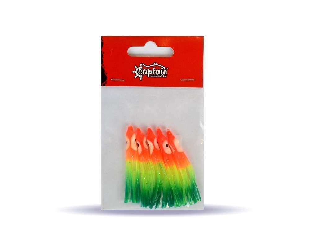 Captain 3593 Octopus Pride 5cm Ahtapot Sübye 5li Paket Suni Yem 024
