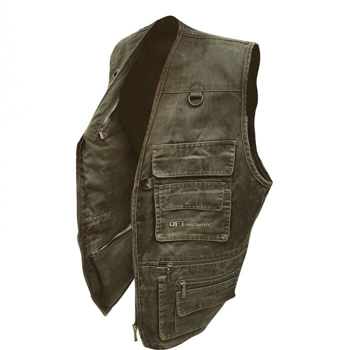 DFT Discovery Çok Cepli Yelek - Yeşil - M