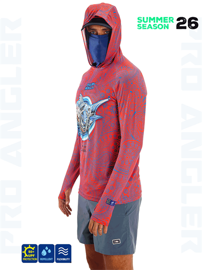 Fujin Rolla S26 Buff&Hoodie Swordfish Red