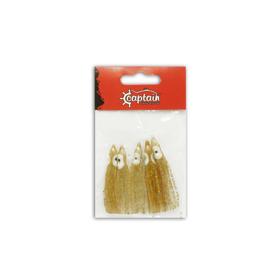 Captain 3593 Octopus Pride 5cm Ahtapot Sübye 5li Paket Suni Yem 012