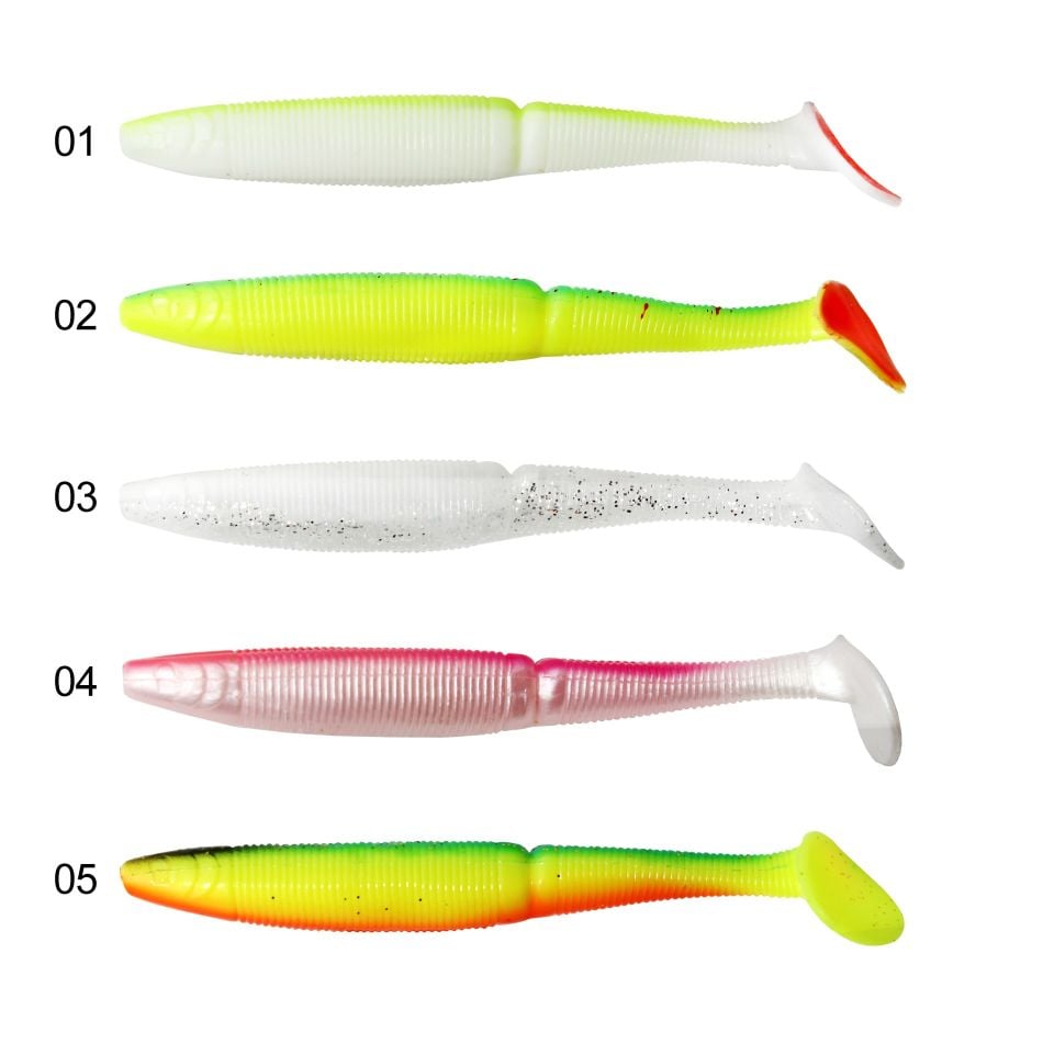 Mutant 3536 Nikko Soft 11.5cm Levrek Silikonu 5'li Paket Suni Yem