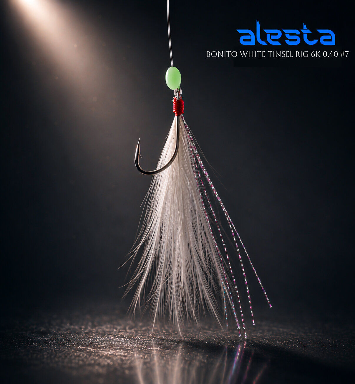 BONITO WHITE TINSEL RIG X0270 6K 0.40 #7