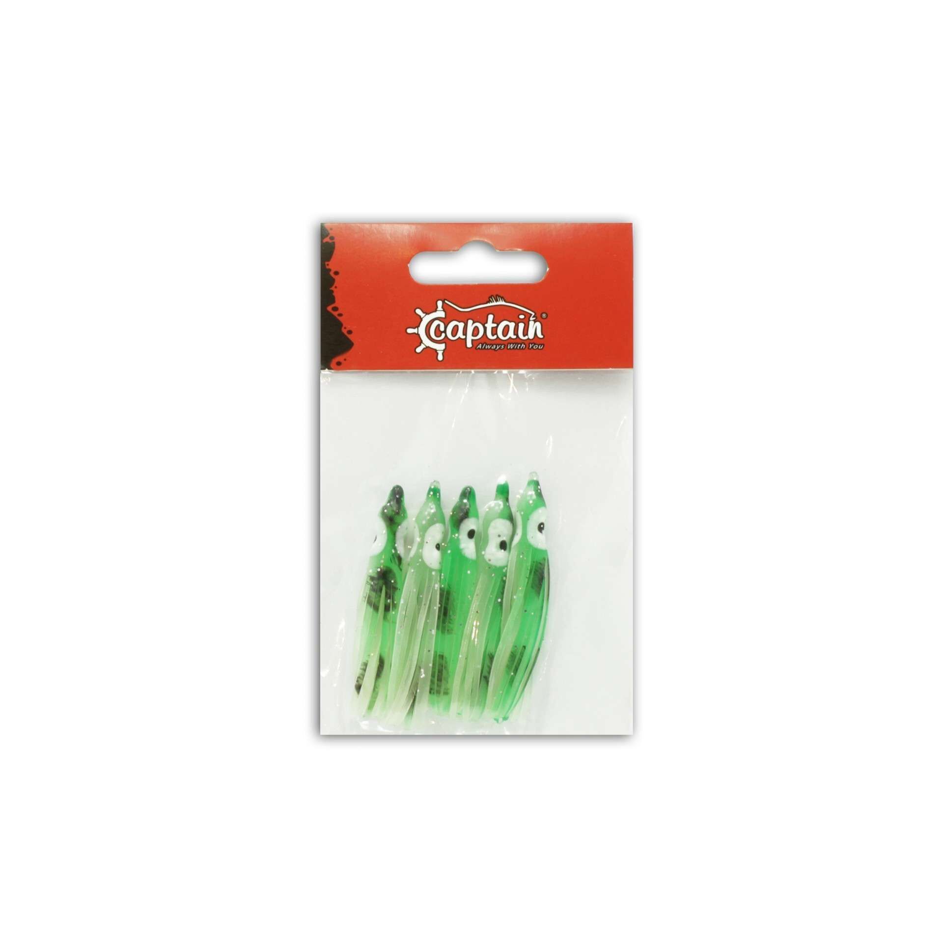 Captain 3593 Octopus Pride 5cm Ahtapot Sübye 5li Paket Suni Yem 038