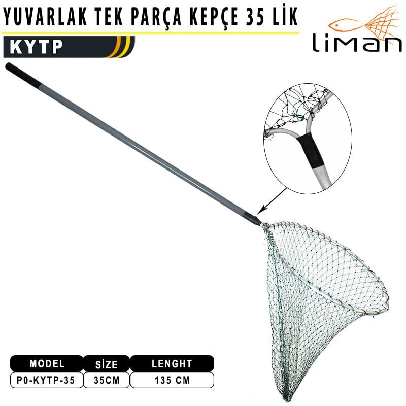 Liman Yuvarlak Tek Parça Misina Kepçe 35 lik - 135 cm