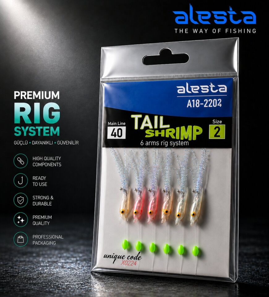 TAIL SHRIMP RIG X0284 5K 0.40 #2