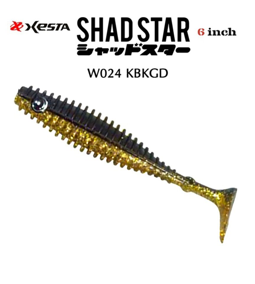 XESTA SHAD STAR SİLİKON 3.5'' 9.5CM KBKGD 6P