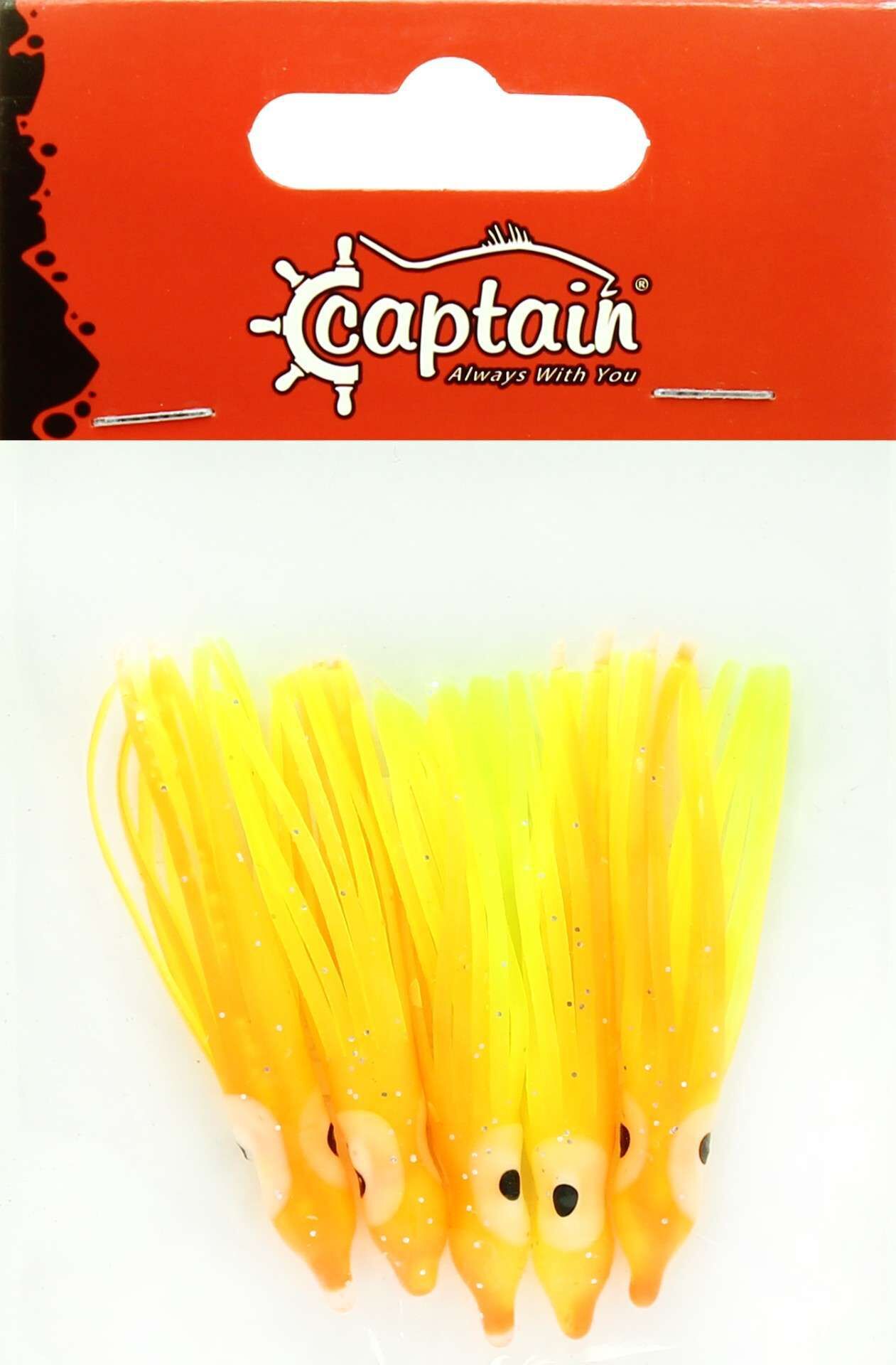 Captain 3593 Octopus Pride 5cm Ahtapot Sübye 5li Paket Suni Yem 063