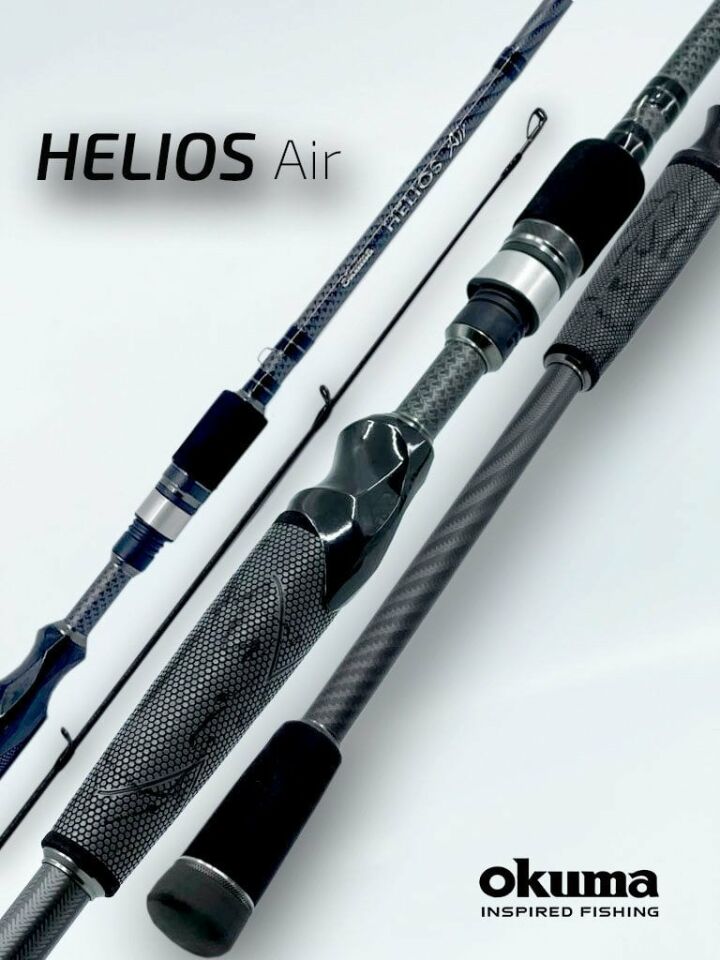 Okuma Helios Air 2,89 cm 10-35 gr 2 Parça Spin Kamışı