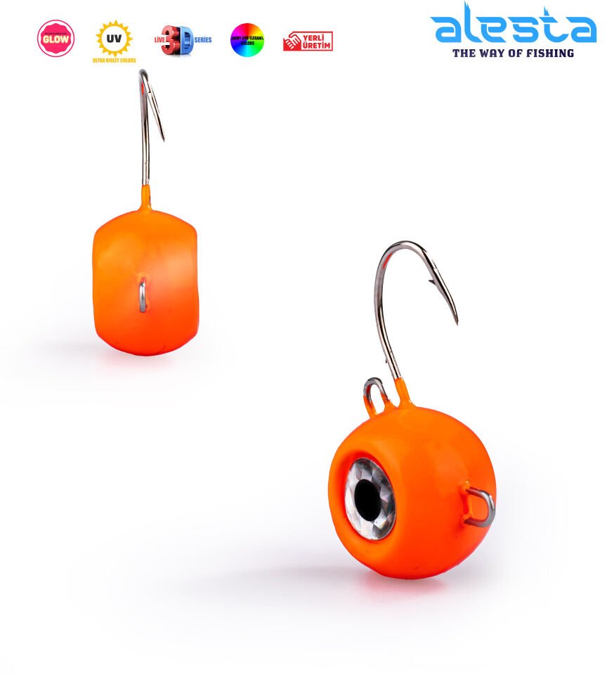 TENYA JIGHEAD 150G X6049 TURUNCU GLOW