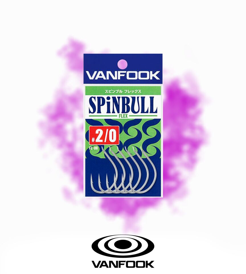 VANFOOK FL-08 SPINBULL FLEX SILVER 8P #2/0
