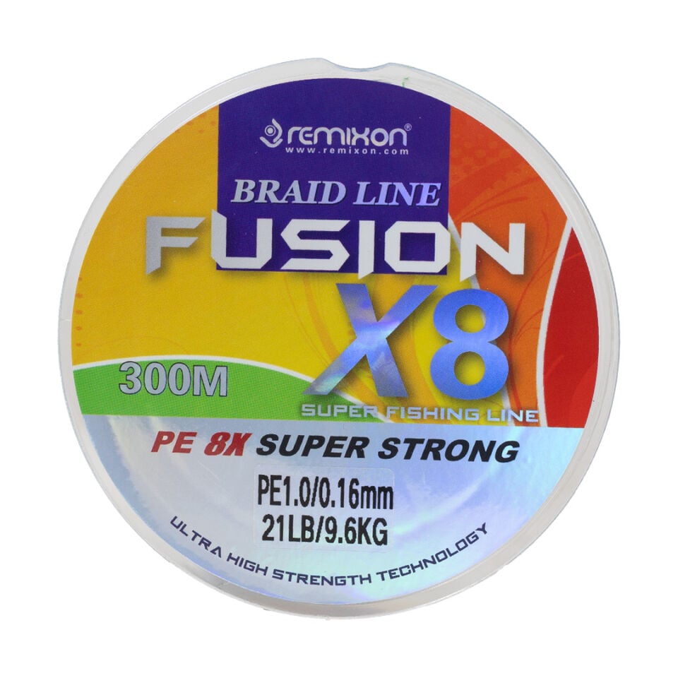 Remixon Fusion 300M X8 Multi Color İp Misina