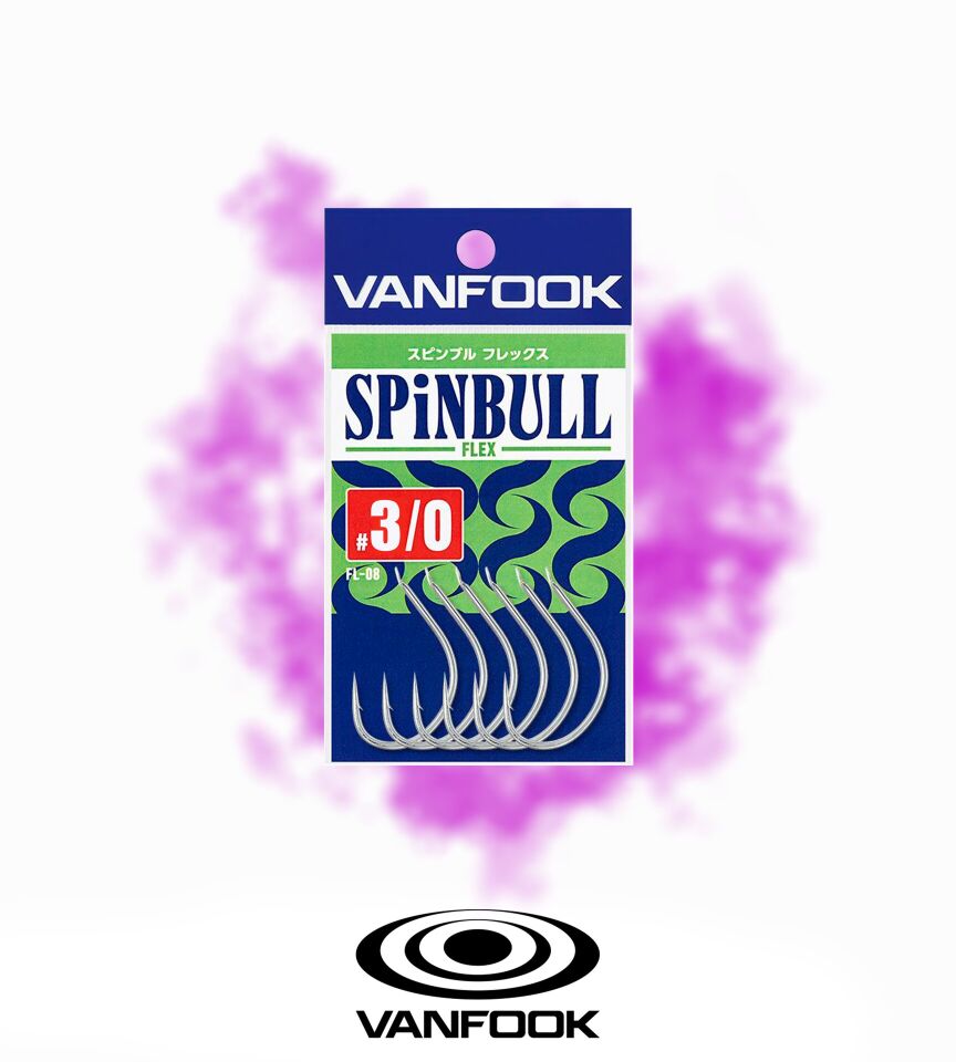 VANFOOK FL-08 SPINBULL FLEX SILVER 8P #3/0