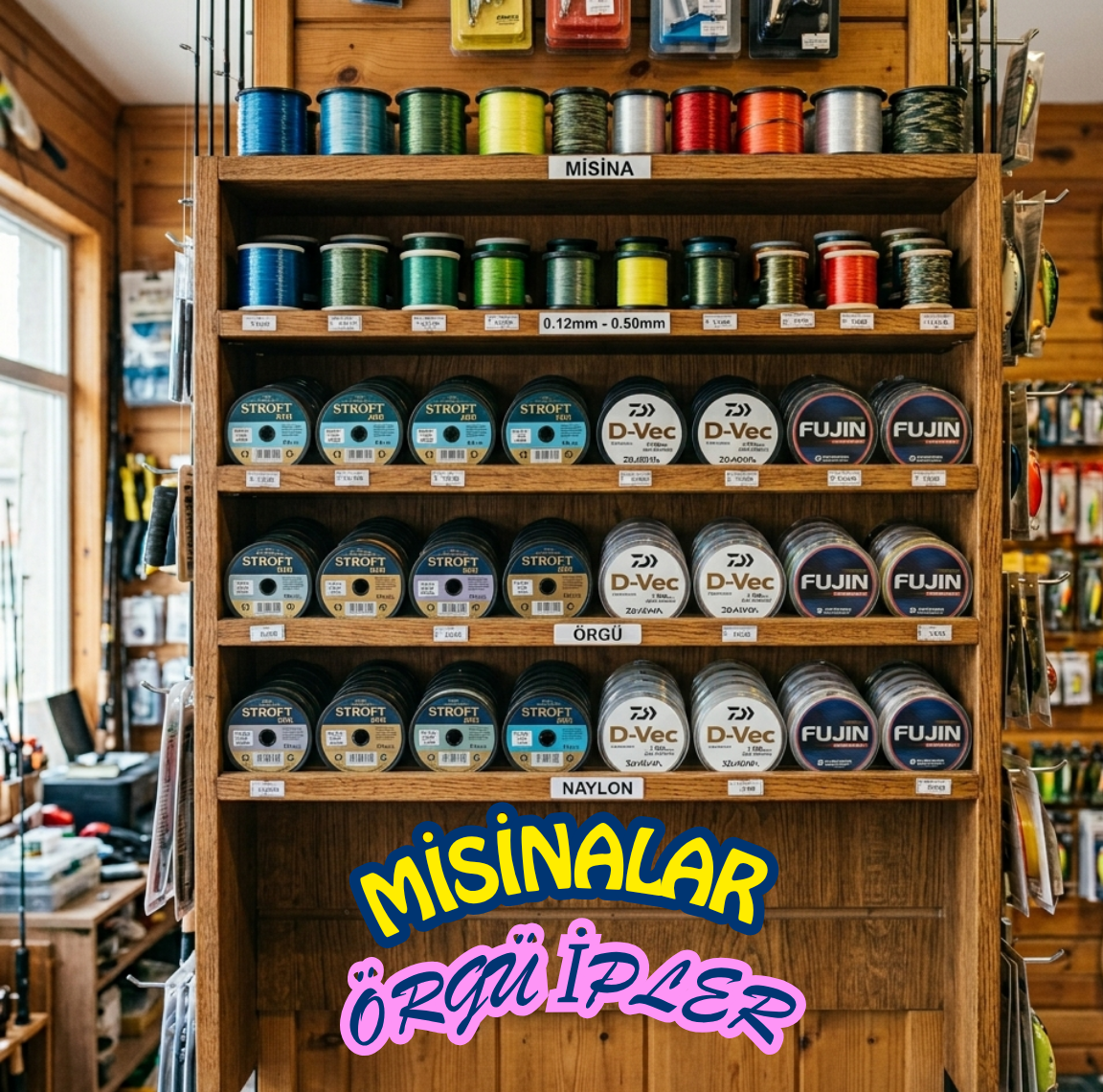 ÖRGÜ İPLER VE MİSİNALAR
